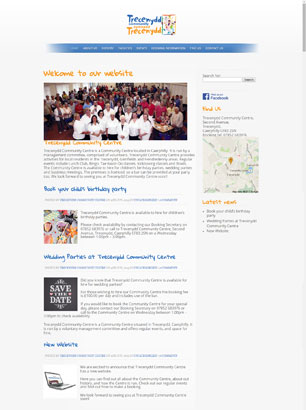 Trecenydd Community Centre Website